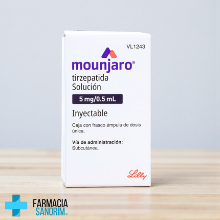 Mounjaro 5 mg / 0.5 ml 1 Frasco Solución Inyectable