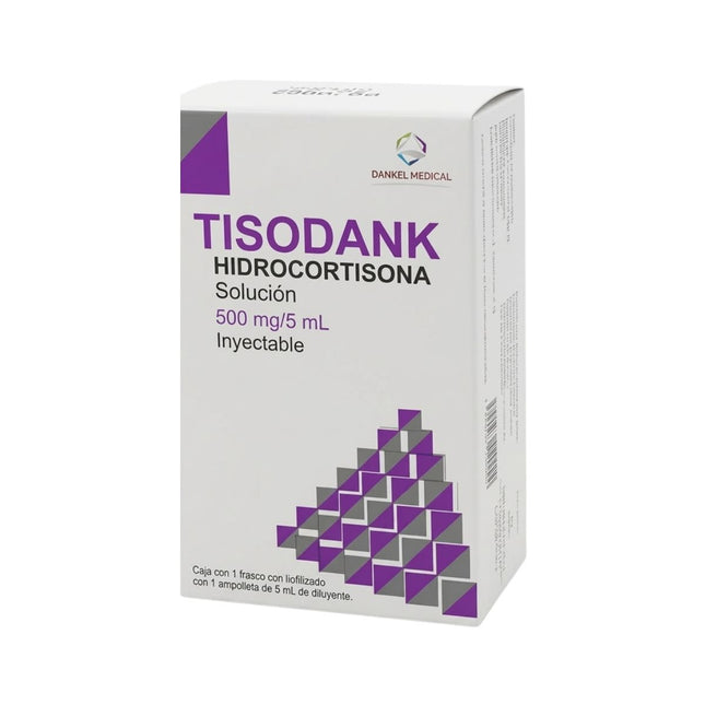 Tisodank (Hidrocortisona) 500 mg/5 ml Solución Inyectable