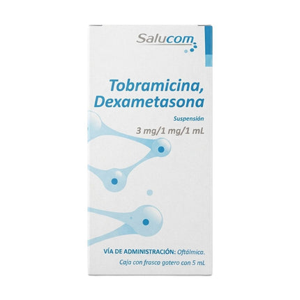 Tobramicina 3 mg Dexametasona 1 mg Caja con Frasco Gotero 5 mL