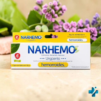 Narhemo Ungûento (Auxiliar en el Tratamiento de Hemorroides) Tubo con 30g| Nartex