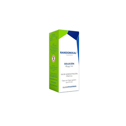 Randomixal (Travoprost) 40 mcg Frasco 2.5 mL Solución Oftálmica