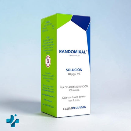 Randomixal (Travoprost) 40 mcg Frasco 2.5 mL Solución Oftálmica