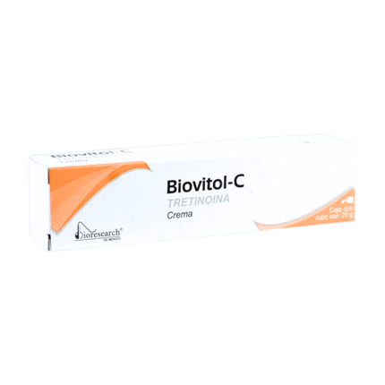 Biovitol-C (Tretinoína) 0.05g Tubo con 20g
