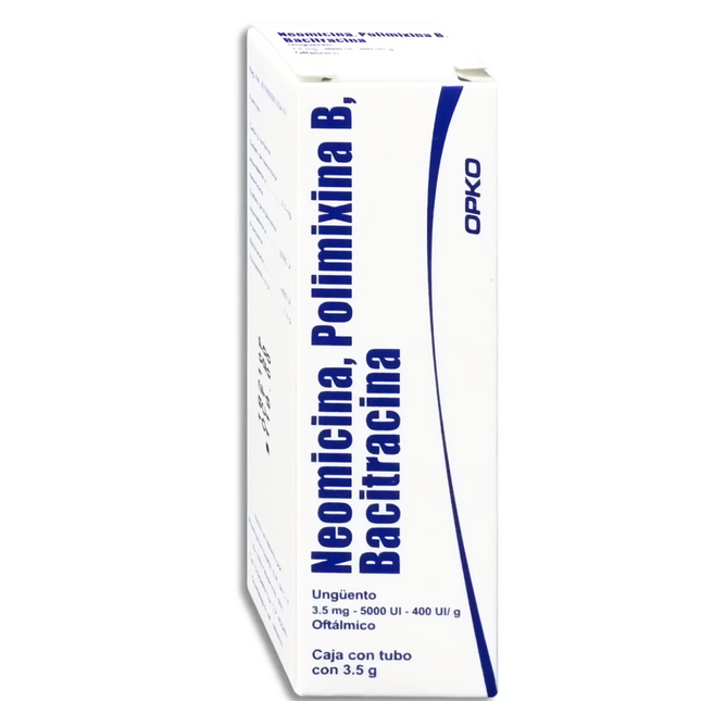 Neomicina Polimixina B Bacitracina 3.5 g Ungüento Oftálmico