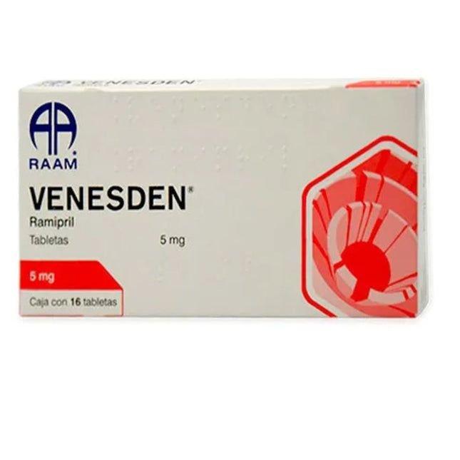 Venesden (Ramipril) 5 mg Caja 16 Tabletas