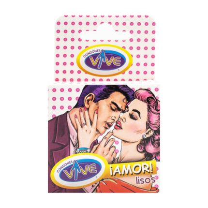 Vive Amor Caja con 3 Preservativos Masculinos