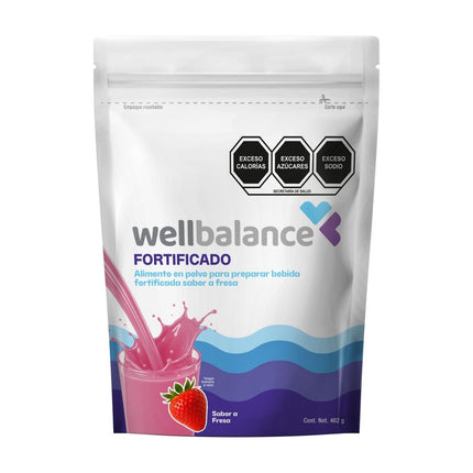 Wellbalance Fortificado Sabor Vainilla 462 g | Alimento en Polvo Para Preparar Bebida Fortificada