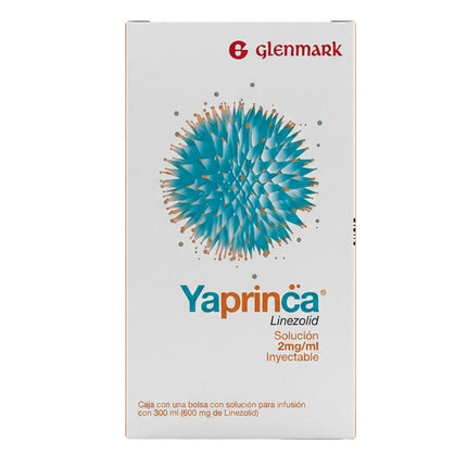 Yaprinca 600 mg  (Linezolid) 2 mg/ mL Solucion Inyectable