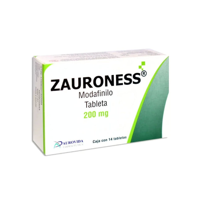 Zauroness (Modafinilo) 200mg Caja C/14 Tabletas Lab. Aurovida