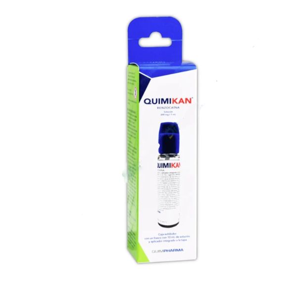 Quimikan (Benzocaina) 200 mg/ ml Solución con Aplicador 10 ml ...