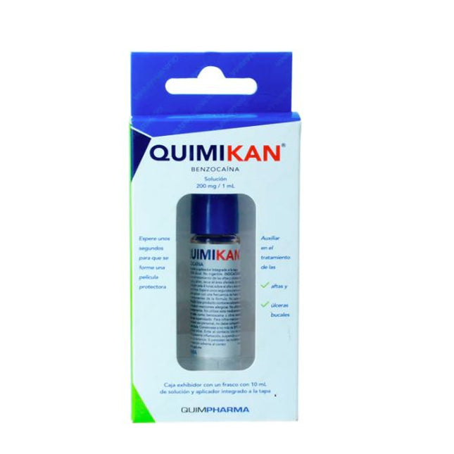 Quimikan (Benzocaina) 200 mg/ ml Solución con Aplicador 10 ml