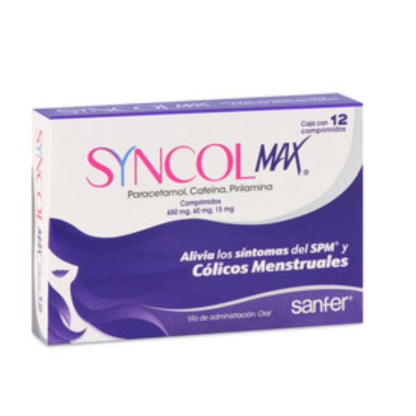 Syncol Max Caja con 12 Comprimidos