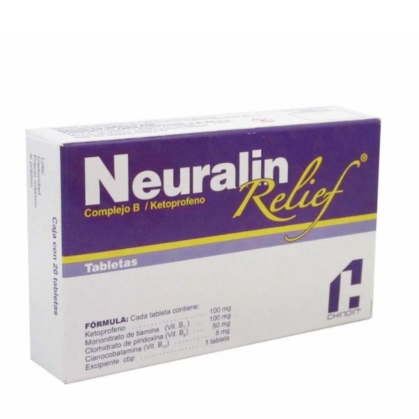Neuralin Relief Caja con 20 Tabletas