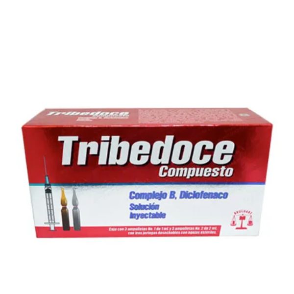 Tribedoce Compuesto Solución Inyectable 3 Ampolletas Y 3 Jeringas ...