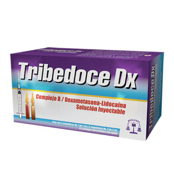 Tribedoce DX (Complejo B / Dexametasona / Lidocaína) Inyectable ...